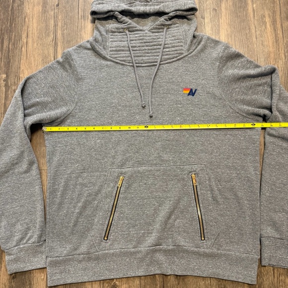 NEW Aviator Nation Ninja Pullover Hoodie in Heather Grey Sweatshirt Dust Bag XL - Picture 16 of 16